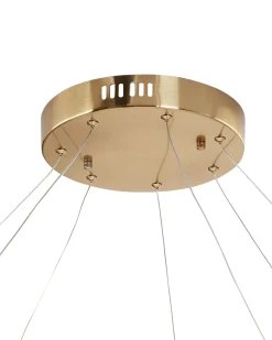 Beliani Lampadario a LED PERQUENO Metallo Oro