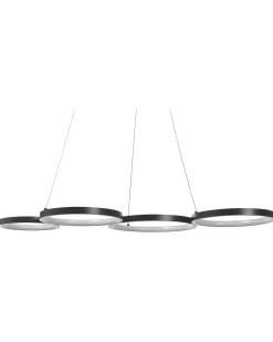 Hot Beliani Lampadario a LED PIBOR Metallo Nero