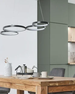 Hot Beliani Lampadario a LED PIBOR Metallo Nero