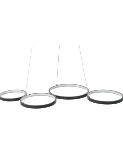 Hot Beliani Lampadario a LED PIBOR Metallo Nero