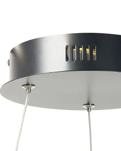 Hot Beliani Lampadario a LED PIBOR Metallo Nero