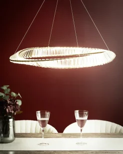 Sale Beliani Lampadario a LED ROSENDE Metallo Oro