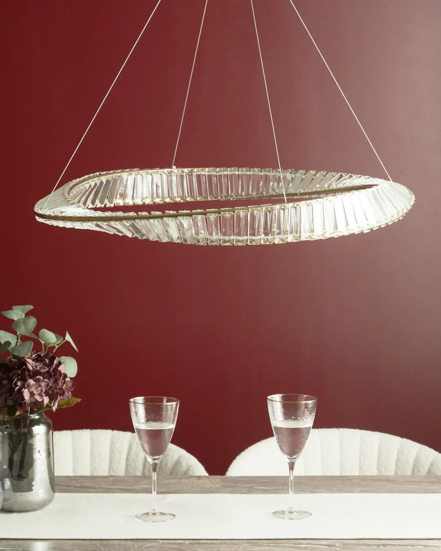 Sale Beliani Lampadario a LED ROSENDE Metallo Oro