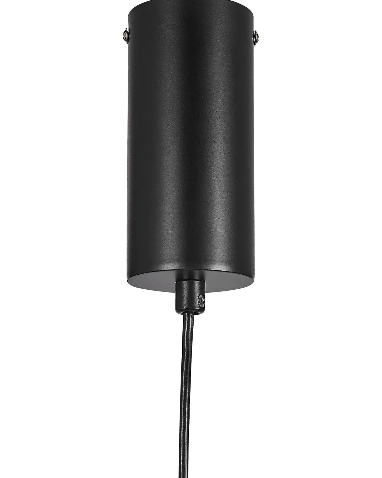 Beliani Lampadario a LED SESTRA Metallo Nero