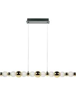 Outlet Beliani SORA Vetro Oro Nero Oro Trasparente