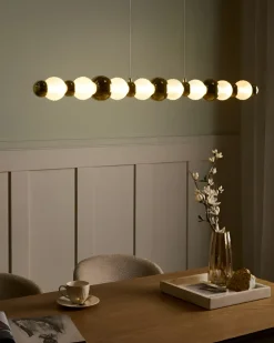 Outlet Beliani SORA Vetro Oro Nero Oro Trasparente