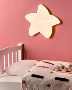 New Beliani Lampadario a LED Stella marina SURNA con dimmer Bianco