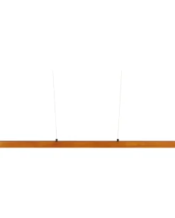 Sale Beliani Lampadario a LED STEWARTS con dimmer Legno di quercia scuro Marrone