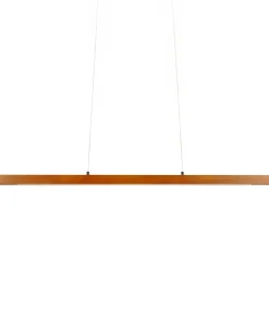 Sale Beliani Lampadario a LED STEWARTS con dimmer Legno di quercia scuro Marrone