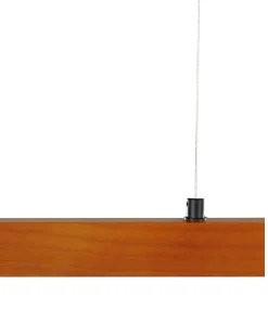 Sale Beliani Lampadario a LED STEWARTS con dimmer Legno di quercia scuro Marrone