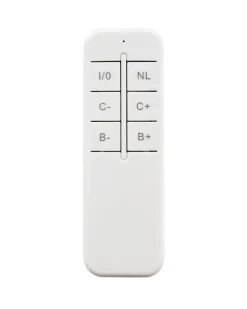 Beliani Lampadario a LED STEWARTS con telecomando con dimmer Legno di quercia chiaro Marrone