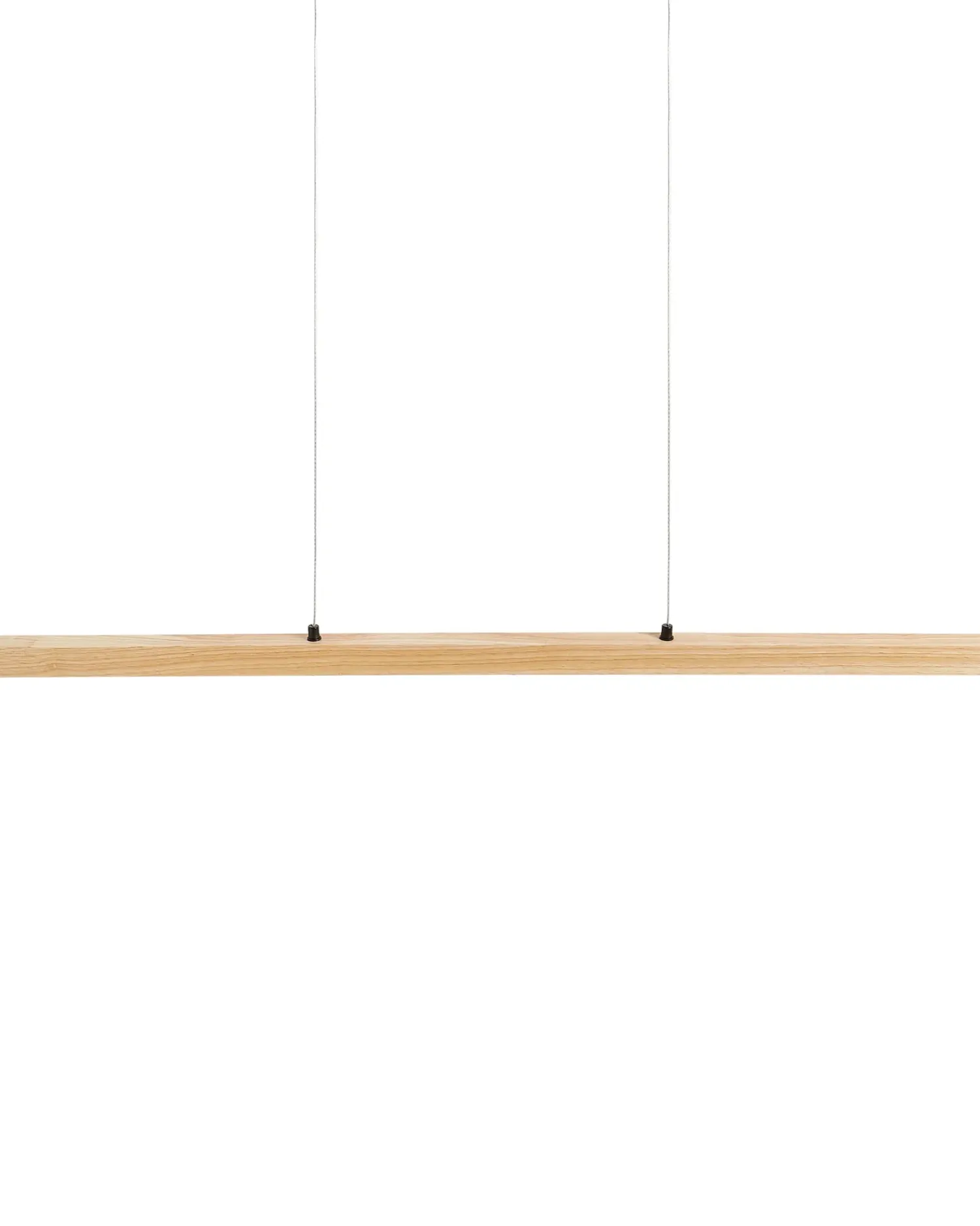 Beliani Lampadario a LED STEWARTS con telecomando con dimmer Legno di quercia chiaro Marrone