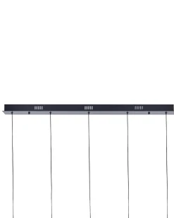 Online Beliani Lampadario a LED SULLANE LED Vetro Multicolore Multicolore Nero