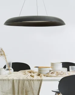 Clearance Beliani Lampadario a LED SURKO Metallo Nero