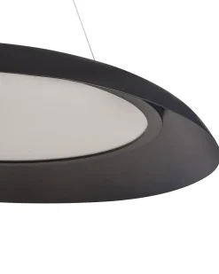Clearance Beliani Lampadario a LED SURKO Metallo Nero