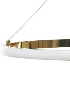 Beliani Lampadario a LED TANO Metallo Oro