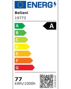 Clearance Beliani Lampadario a LED WANLI Metallo Oro