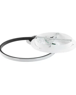 Sale Beliani Lampadario a LED ZAMI Metallo Nero Bianco Nero