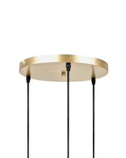 Best Beliani ARAS LED Vetro Oro Oro Trasparente