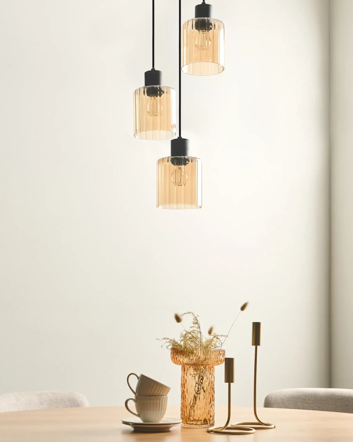 Discount Beliani KITARE Vetro Beige Beige Nero