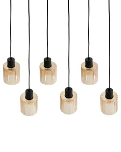 Beliani KITARE Vetro Beige Beige Nero