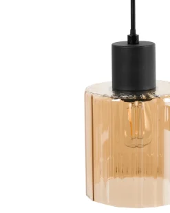 Beliani KITARE Vetro Beige Beige Nero