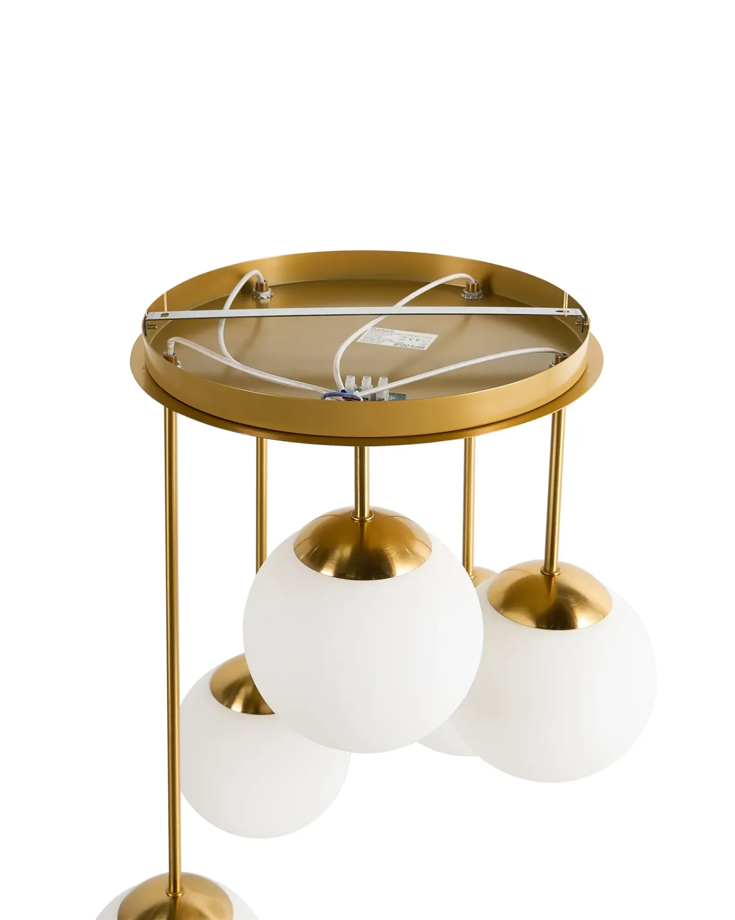 Online Beliani RIANA Metallo Ottone Bianco Ottone