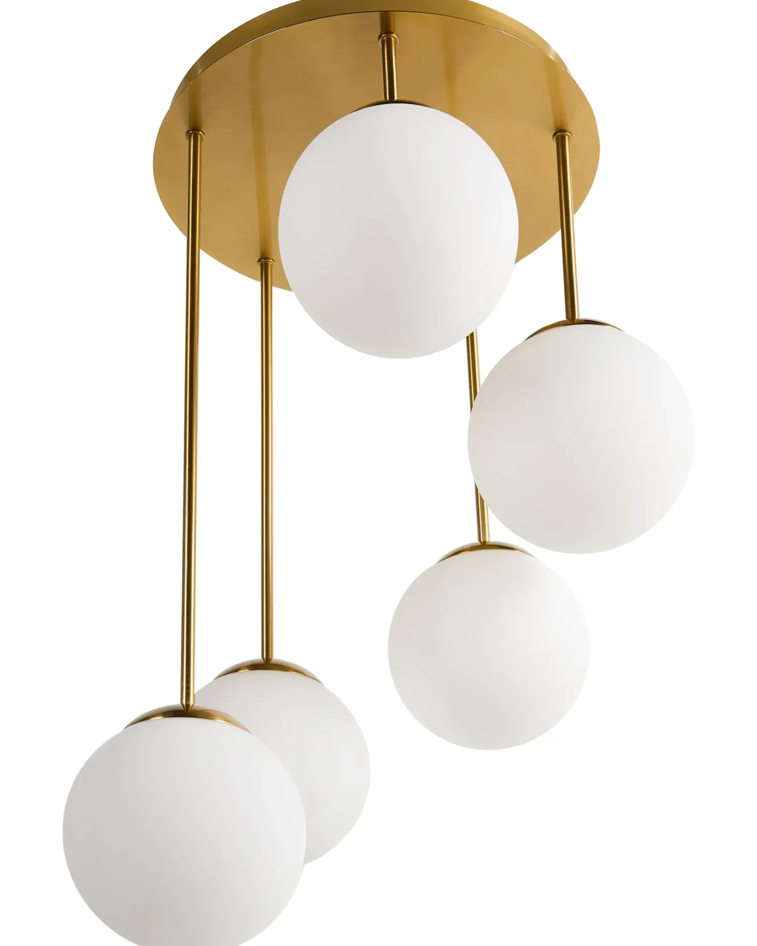 Online Beliani RIANA Metallo Ottone Bianco Ottone