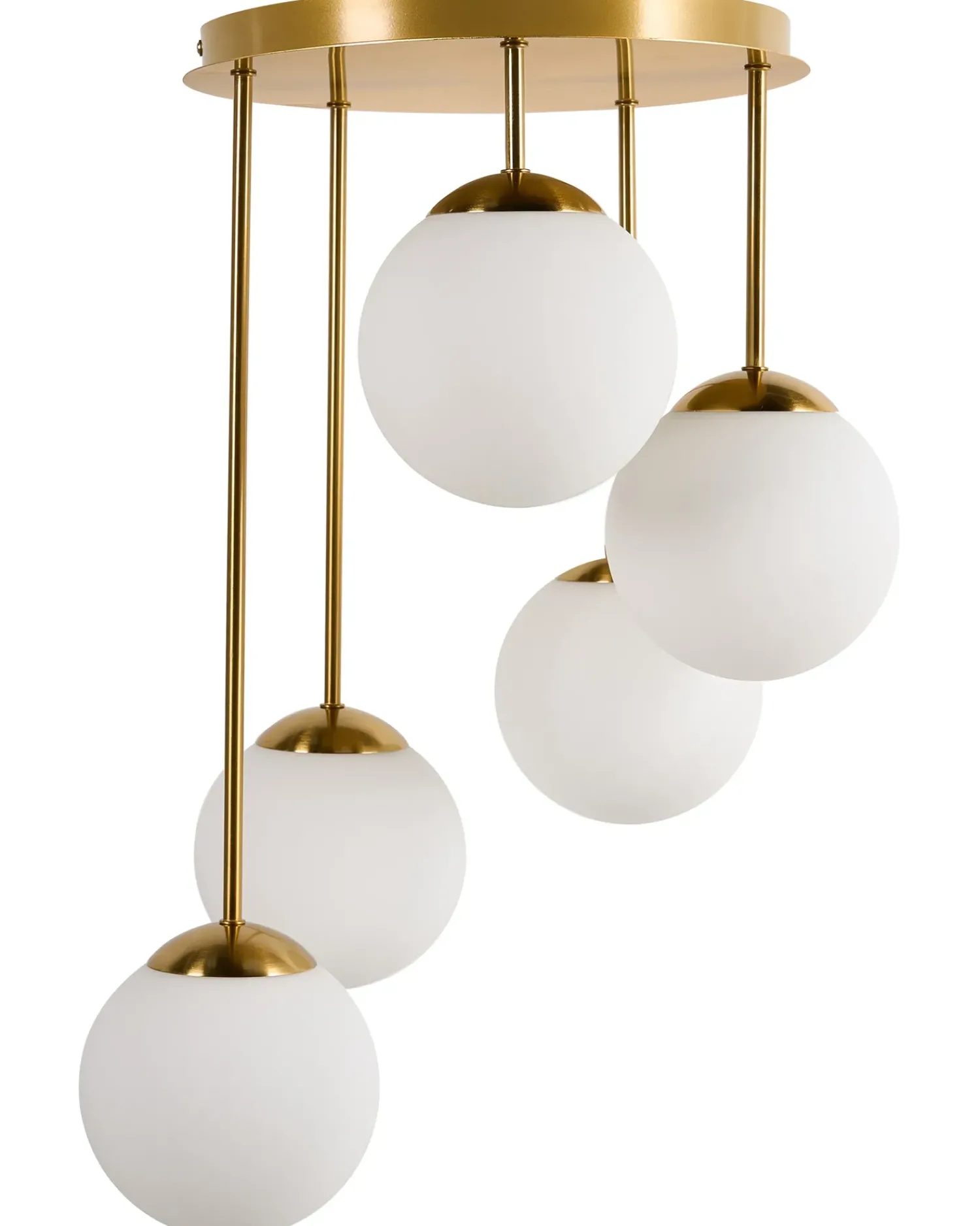 Online Beliani RIANA Metallo Ottone Bianco Ottone