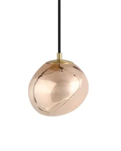 Discount Beliani Lampadario a 3 luci TSHUAPA Vetro Multicolore