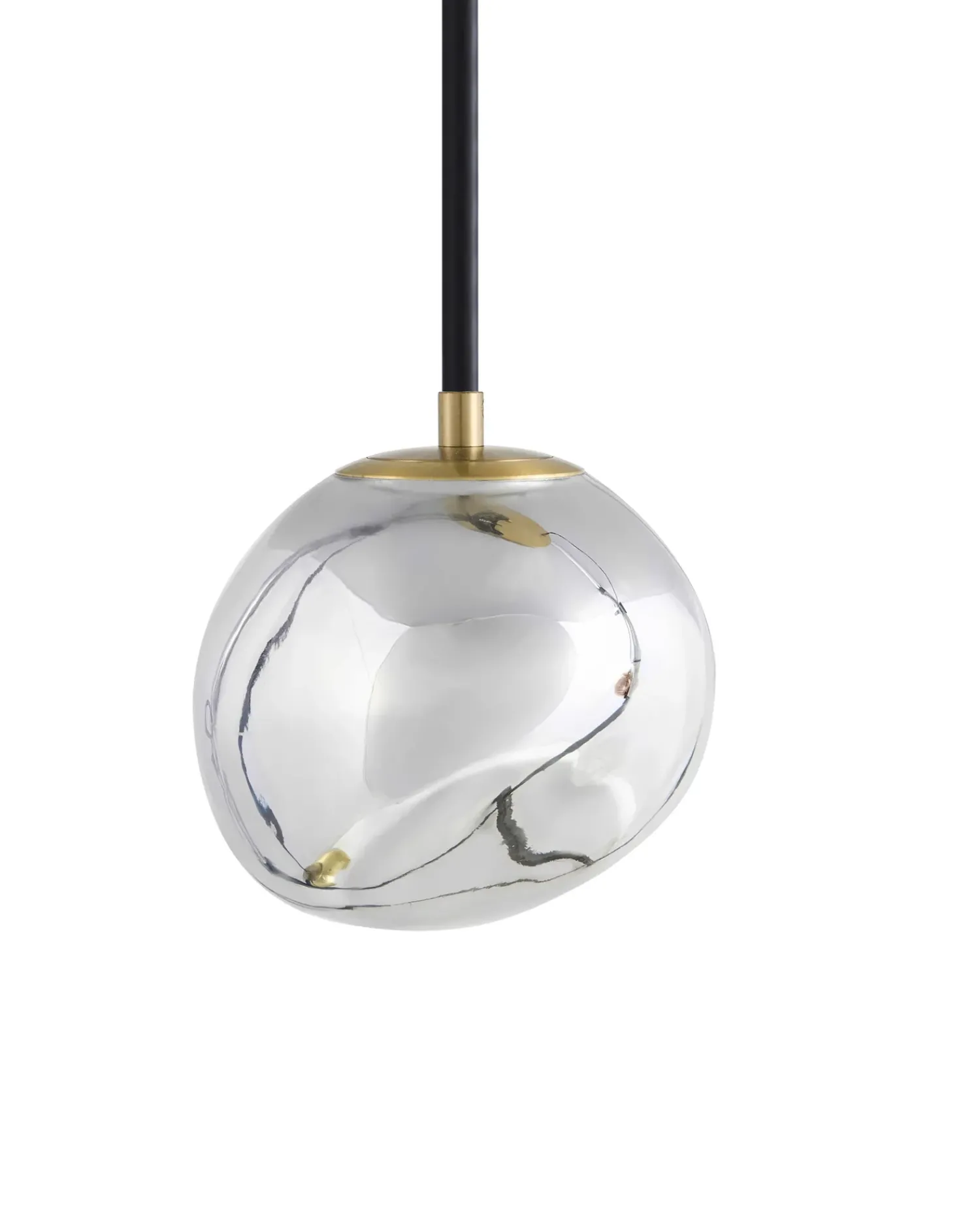 Discount Beliani Lampadario a 3 luci TSHUAPA Vetro Multicolore