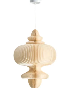 Sale Beliani Lampadario AMALSAN Carta Beige