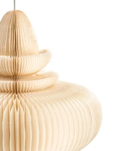 Sale Beliani Lampadario AMALSAN Carta Beige