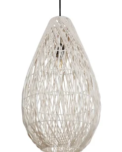 Discount Beliani Lampadario ANNOTTO Cotone Beige
