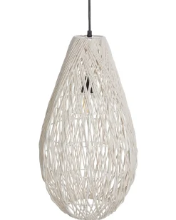 Discount Beliani Lampadario ANNOTTO Cotone Beige