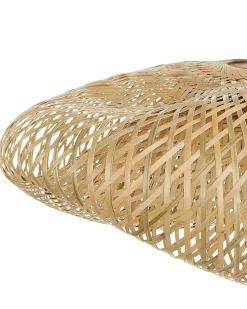 Outlet Beliani Lampadario BALHA Bambù Naturale Naturale Marrone