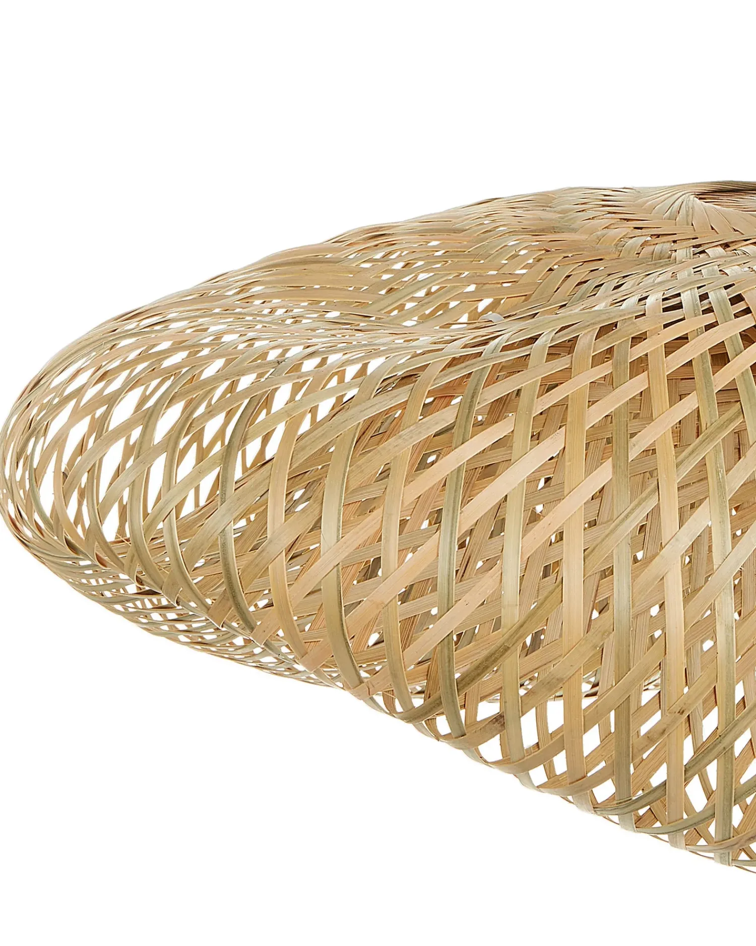 Outlet Beliani Lampadario BALHA Bambù Naturale Naturale Marrone