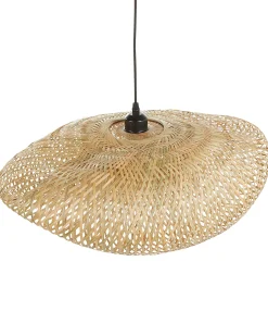 Outlet Beliani Lampadario BALHA Bambù Naturale Naturale Marrone