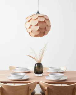 Sale Beliani Lampadario BAMPUR Bambù Naturale Naturale Marrone