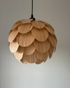 Sale Beliani Lampadario BAMPUR Bambù Naturale Naturale Marrone
