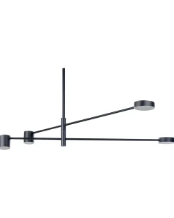 Clearance Beliani Lampadario BANDON Metallo Nero