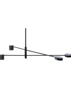 Clearance Beliani Lampadario BANDON Metallo Nero