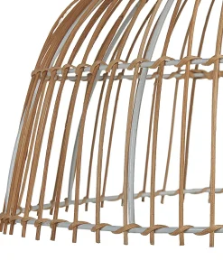 Online Beliani Lampadario BARARIS Rattan Naturale Marrone