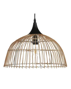 Online Beliani Lampadario BARARIS Rattan Naturale Marrone