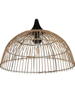 Online Beliani Lampadario BARARIS Rattan Naturale Marrone