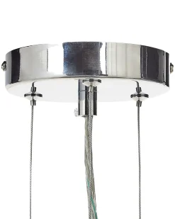 Hot Beliani Lampadario BARBEIRA Cristallo Argento