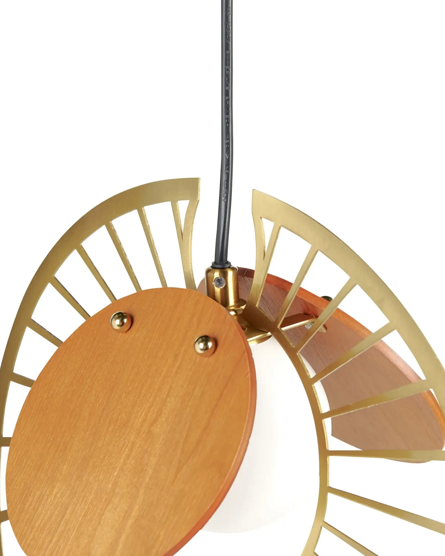 Online Beliani Lampadario BARGO Metallo Oro Oro Marrone