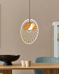 Online Beliani Lampadario BARGO Metallo Oro Oro Marrone