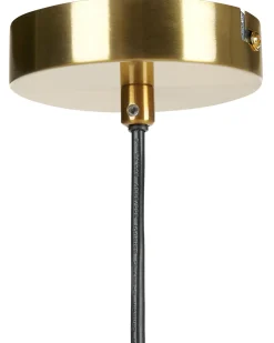 Online Beliani Lampadario BARGO Metallo Oro Oro Marrone