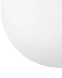 Clearance Beliani Lampadario BARROW Vetro Bianco